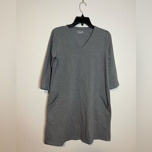 Eileen Fisher Grey Shift Dress size xxs